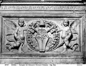 (dettaglio) della transenna della Cappella Sistina, c.1484