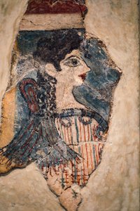 Affresco del camp-stool da Minoan