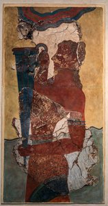 (dettaglio) di un Affresco Minoico: Il Coppiere