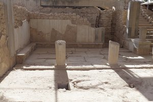 Sito archeologico minoico di Festo. Il megaron della regina (cioè gli appartamenti della regina). L