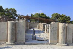 Sito archeologico minoico di Festo. Porta dell