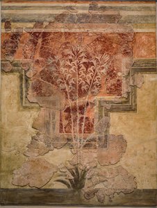 Composizione minoica. Pannello dei "Liliy Frescoes" da Minoan