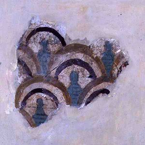 Banda a spirale e fiori da Knossos, Creta, c.1500 a.C. (affresco)