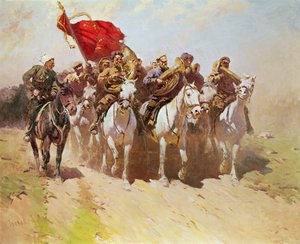 Banda di ottoni del 1º Esercito Montato, 1934 da Mitrofan Borisovic Grekov
