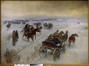 La battaglia di Yegorlykskaya da Mitrofan Borisovic Grekov