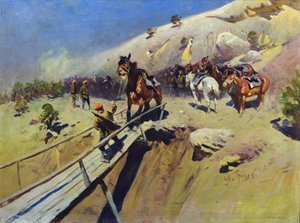 Il ponte del diavolo, 1931 da Mitrofan Borisovic Grekov