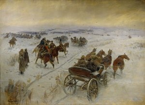 La battaglia di Yegorlykskaya, 1928-1929 da Mitrofan Borisovich Grekov