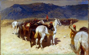 Il riposo della cavalleria (29º reggimento di cavalleria a Buchara)