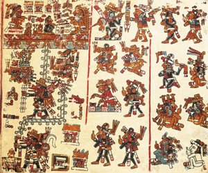 Codice Vindobonensis Mexicanus da Mixtec Mixtec