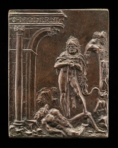 Ercole trionfante su Anteo da Moderno