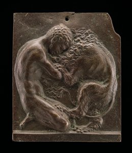 Ercole e il Leone Nemeo, fine XV - inizio XVI secolo da Moderno