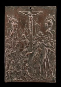 La crocifissione, fine XV - inizio XVI secolo da Moderno