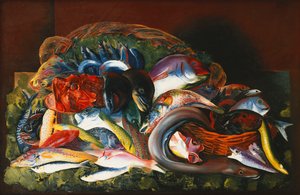 Grande natura morta con pesci; Grande Nature Morte aux Poissons