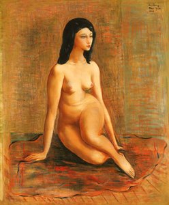 Nudo seduto; Nu Assis da Moise Kisling