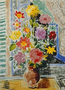 Vaso di fiori; Vase de Fleurs da Moise Kisling