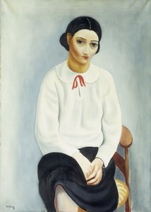 Donna con camicetta bianca; Femme au Chemisier Blanc da Moise Kisling