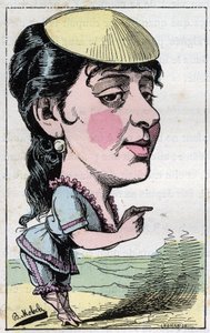 Anne Marie-Louise (Marie Louis) Damiens, conosciuta come Anna Judic, comica francese da Moloch