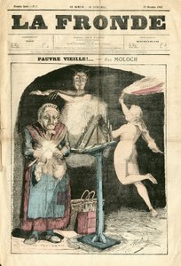 Copertina di "La Fronde (1869-1870)", numero 7, Satirico a Colori