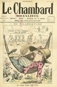 Illustrazione di Moloch per la copertina di Le Chambard Socialiste da Moloch