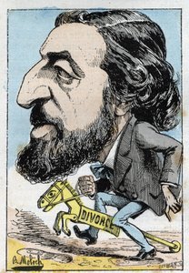 Ritratto di Alfred Naquet (1834-1916), politico francese da Moloch