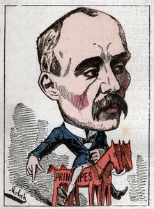 Ritratto di Georges Clemenceau (1841-1929) politico in 