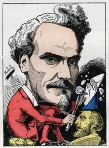 Ritratto di Henri de Rochefort (1831-1913) Marchese de Rochefort, giornalista, politico e scrittore in 