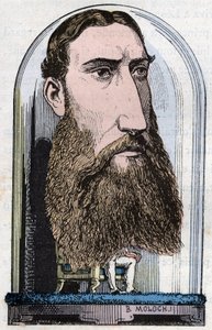 Ritratto di Leopoldo II, Re dei Belgi (Louis Philippe Marie Victor), Principe del Belgio, Duca di Sassonia, Principe di Sassonia-Coburgo-Gotha, Duca di Brabante da Moloch