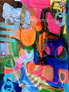 Forme astratte dai colori vivaci