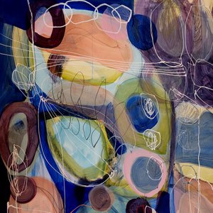 Forme astratte organiche dai colori vivaci