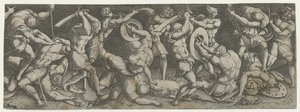 Combattimento tra soldati romani da Monogrammist AC