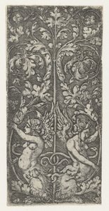 Ornamento con due sfingi da Monogrammist AC