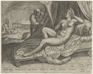 Giove e Danae da Monogrammist FME