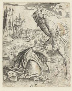 Il martirio di Santa Barbara da Monogrammist MZ