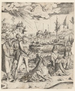 Il martirio di Santa Caterina da Monogrammist MZ