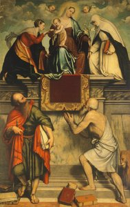 Madonna in trono con Bambino, Santa Caterina, San Paolo e San Girolamo