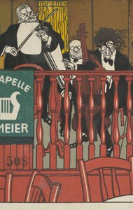 Orchestra da salone Meier, 1911 da Moritz Jung