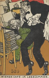 Caffè viennese: nella sala di lettura da Moritz Jung