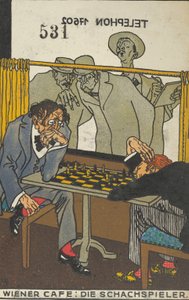 Caffè viennese: I giocatori di scacchi, 1911