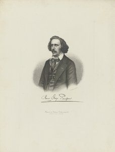 Ritratto del compositore Henry Hugo Pierson 1815-1873, c. 1850 da Moritz Laemmel