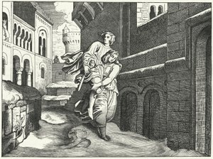 Eginardo ed Emma da Moritz Ludwig von Schwind