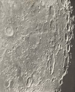 Fotografia lunare Blancanus - Tycho - Schiller,1899 (foto) da Moritz & Puiseux Pierre Henri (1855 1928) Loewy
