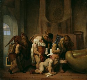 Gnomi sul dito del piede della Bavaria da Moritz Ludwig von Schwind