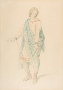 Il Soprano Karoline Hetzenecker nel Ruolo di Sesto in La Clemenza di Tito, ca. 1848