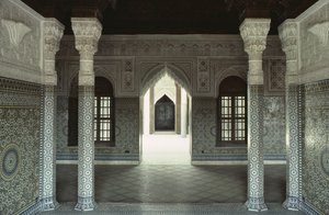 Vista interna della Kasbah di Thamiel glaoui da Moroccan School