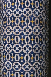 Kasbah di Thamiel glaoui, piastrelle zellij, dettaglio (ceramica) da Moroccan School