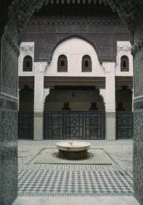 Madrasa Bou Inania, cortile