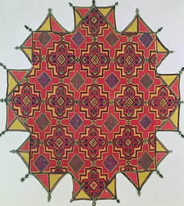Tessuto con motivo geometrico da Moroccan School