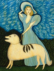 Ragazza con cane