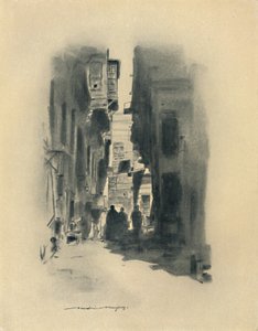 Una strada del Cairo, 1903 da Mortimer L Menpes