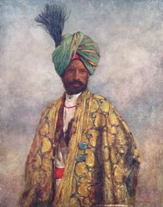 Un soldato del Kashmir, 1903 da Mortimer L Menpes